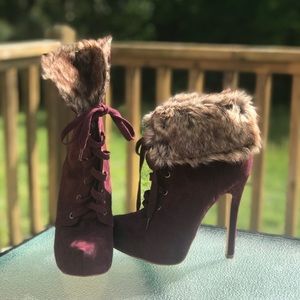 Just Fab heeled booties